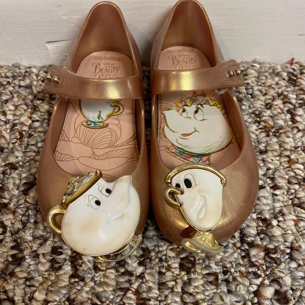 Toddler girls Beauty and the Beast Mini Melissa shoes